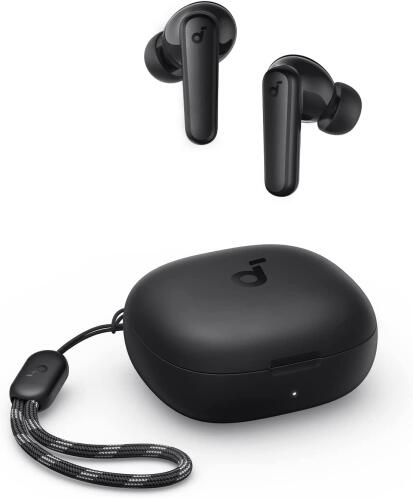 Anker Ακουστικά In-ear Bluetooth Handsfree με Θήκη Φόρτισης R50i Μαύρα