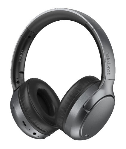 CELEBRAT headphones A41 ασύρματα & ενσύρματα 40mm 400mAh ANC μαύρα