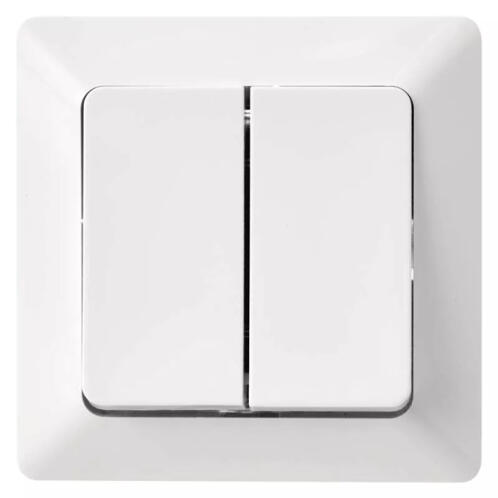 EMOS διακόπτης αλέ-ρετούρ A6100.3 διπλός 2-way λευκός