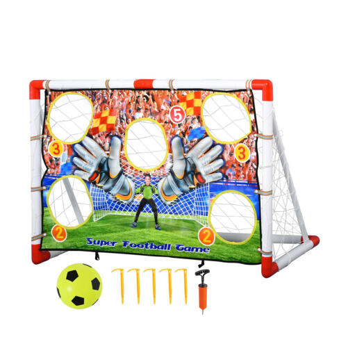 Παιδική Εστία Ποδοσφαίρου με 5 Στόχους 116 x 48 x 76 cm HOMCOM A62-018