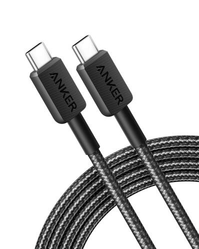 ANKER 322 USB-C TO USB-C CABLE 1.8M 60W BLACK