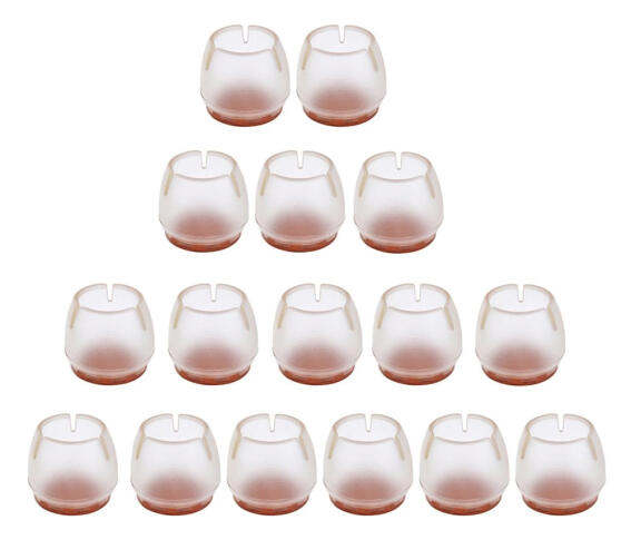 Προστατευτικές τάπες επίπλων AG562D 25-29mm διάφανες 16τμχ