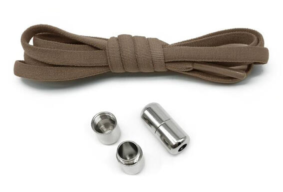 Σετ ελαστικά κορδόνια AG841C με βιδωτά κλιπ 1m καφέ