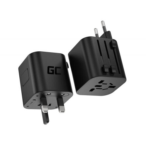 Green Cell Universal Αντάπτορας για Πρίζες TripCharge AK84