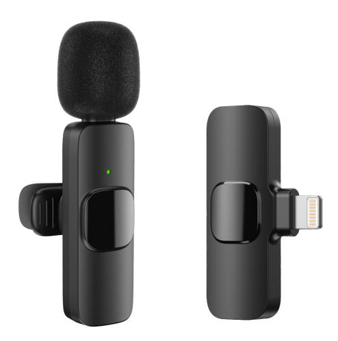 APEXEL ασύρματο μικρόφωνο APL-MIC004 Lightning 2.4GHz μαύρο