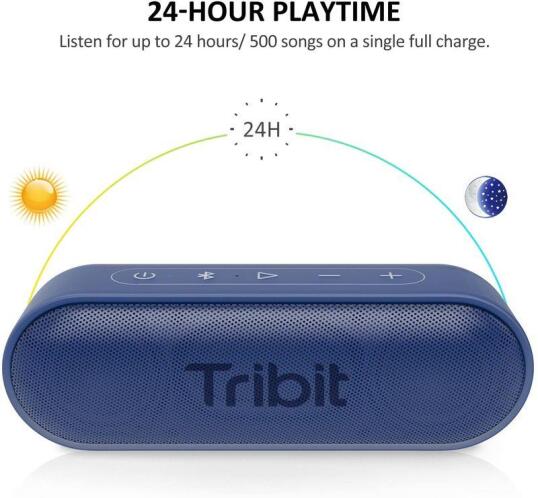 AUDIO ACC TRIBIT XSOUND GO BTS38 PORTABLE BLUETOOTH SPEAKER 2024 NEW BLUE