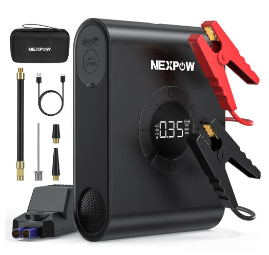 NEXPOW εκκινητής μπαταρίας & συμπιεστής αέρος AKP-P200 12V/1500A 150PSI 8000mAh