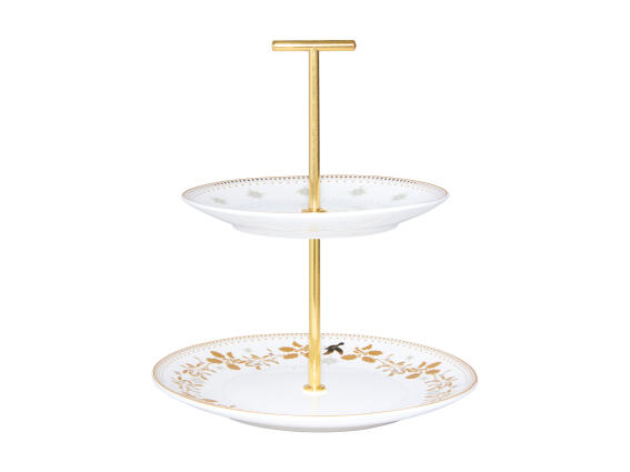 Maxwell & Williams Πιατέλα Διπλή 15/19x22cm White Christmas σε Συσκευασία Δώρου - Πορσελάνη