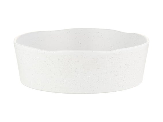 Maxwell & Williams Σαλατιέρα 25x8cm Λευκή Speckle Πορσελάνης Onni