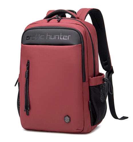 Arctic Hunter Τσάντα Πλάτης B00534 με Θήκη Laptop 15.6" 21L Κόκκινη