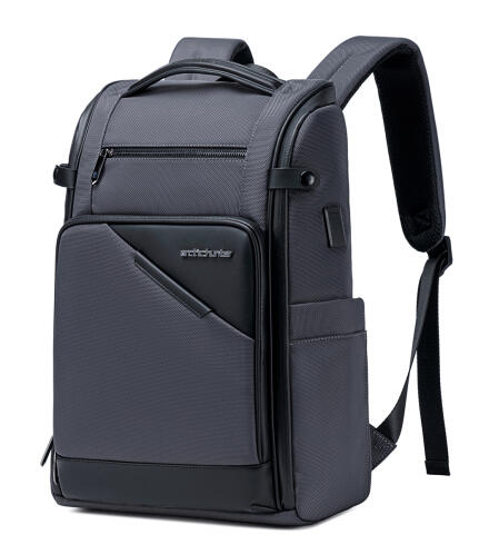 ARCTIC HUNTER τσάντα πλάτης B00675 με θήκη laptop 15.6" USB 15L γκρι