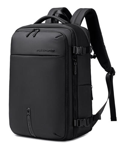 ARCTIC HUNTER τσάντα πλάτης B00866 με θήκη laptop 15.6" αεροστεγής θήκη 35.5L/49.5L μαύρη