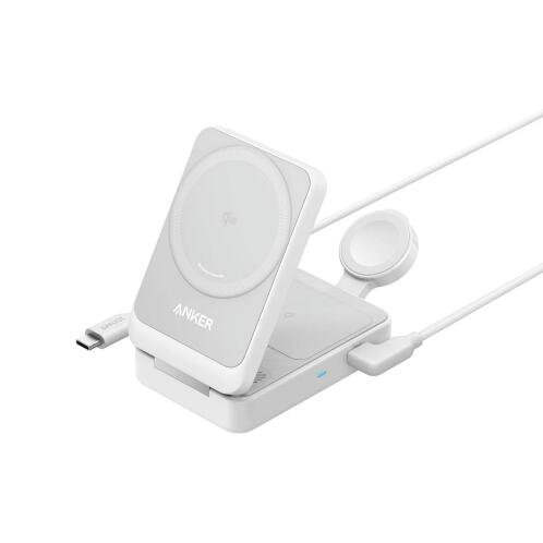 ANKER MAGGO WIRELESS CHARGER 15W 3 TO 1 WHITE