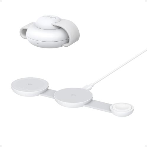 ANKER MAGGO FOLDABLE WIRELESS PAD CHARGER WHITE