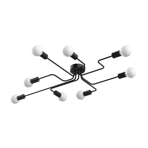 HOMCOM  Μεταλλικό Φωτιστικό Οροφής Ε27 8 x 40 W B31-219