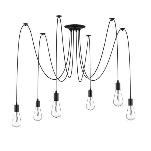 HOMCOM Κρεμαστό Φωτιστικό Οροφής Πολύφωτο B31-225