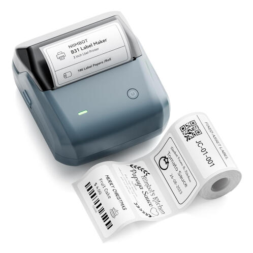NIIMBOT smart θερμικός εκτυπωτής ετικετών B31 203dpi Bluetooth μπλε
