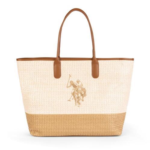 US Polo Assn. Τσάντα παραλίας Pool Party Natural