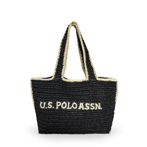 US Polo Assn. Τσάντα παραλίας Somerset Black & White