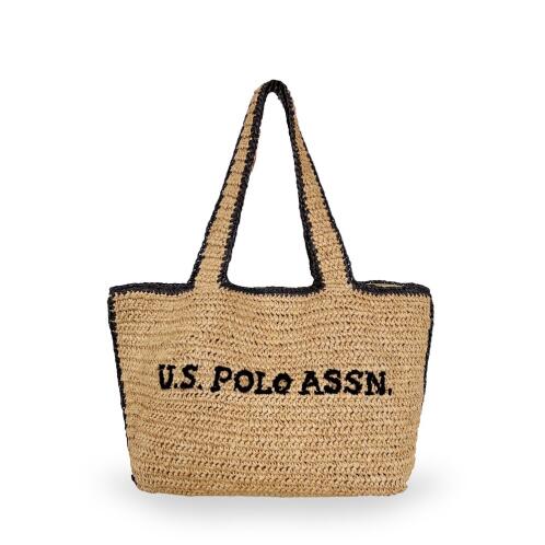 US Polo Assn. Τσάντα παραλίας Somerset Natural & Black