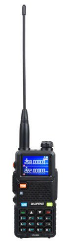 BAOFENG ασύρματος πομποδέκτης UV-5RH VHF/UHF 10W μαύρος
