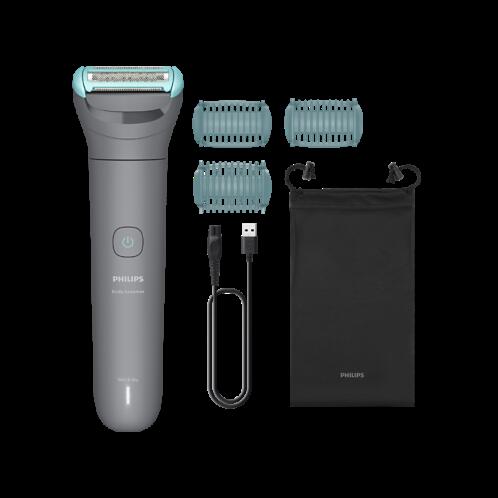 Philips Body Groomer 3000 Series Με σύστημα ξυρίσματος τριπλής προστασίας