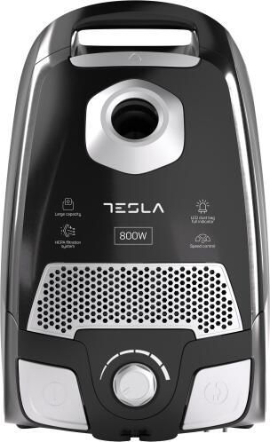Tesla Ηλεκτρική Σκούπα 800W με Σακούλα 3lt BG401EU Μαύρη