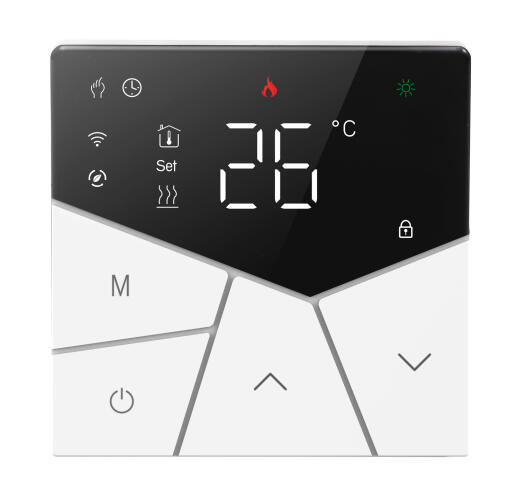 Smart θερμοστάτης πετρελαίου BHT-15GBLW WiFi χωνευτός μαύρος