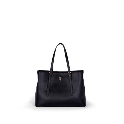 US Polo Assn. Τσάντα ώμου Shopping Blackstone Black