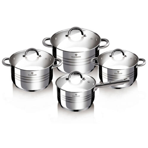 Blaumann Σετ Αντικολλητικά Μαγειρικά Σκεύη 8Τμχ. BL-3115