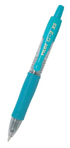 PILOT στυλό διαρκείας gel G-2 XS 0.7mm 11cm γαλάζιο