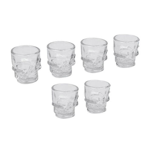 Σετ 6 Σφηνοπότηρα Κρανίο BN5568