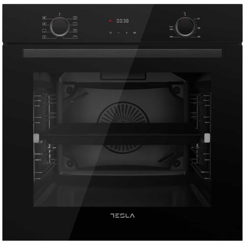 Tesla Εντοιχιζόμενος Φούρνος 73LT Π59.5εκ. BO800FB Μαύρος