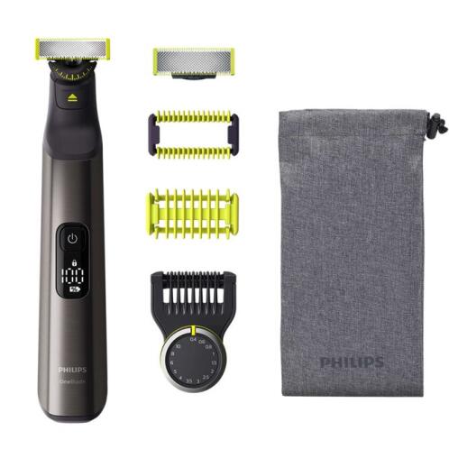 Philips Ξυριστική Μηχανή OneBlade Pro για Πρόσωπο + Σώμα QP6551/15 & Δώρο Ηχείο Bluetooth 3W