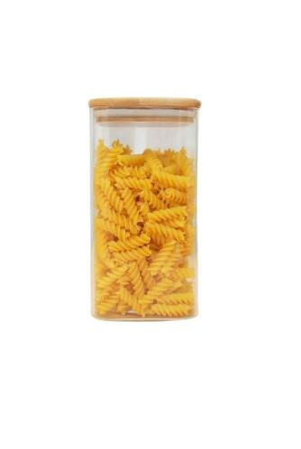 Δοχείο Αποθήκευσης Τροφίμων από Βοριοπυριτικό γυαλί με Baboo καπάκι 20x9 εκ.