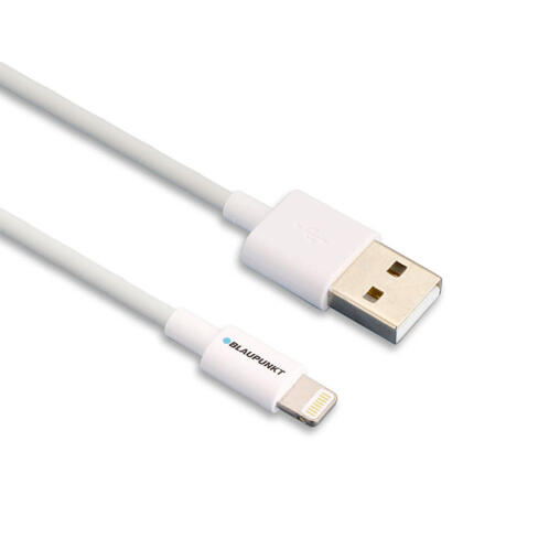 Blaupunkt Καλώδιο Φόρτισης Lightning Mfi 1.2m - Άσπρο