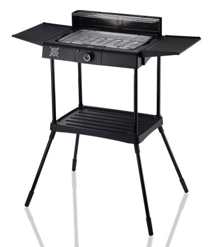 Bruno Επιδαπέδια Hλεκτρική Ψησταριά με Βάση 2400W BRN-0190 Μαύρο