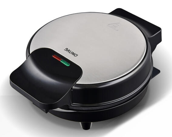 Bruno Βαφλιέρα σε Στρογγυλό Σχήμα 1000W Μαύρη