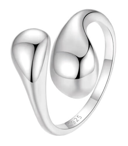 BAMOER δαχτυλίδι BSR597-E ανοιγόμενο ασήμι 925 ασημί