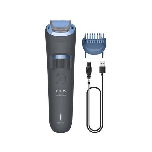 Philips Beard Trimmer 3000 Series Περιποίηση γενιών με λεπίδες με στρογγυλεμένες άκρες