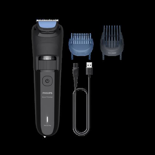 Philips Beard Trimmer 3000 Series Περιποίηση γενιών με λεπίδες με στρογγυλεμένες άκρες