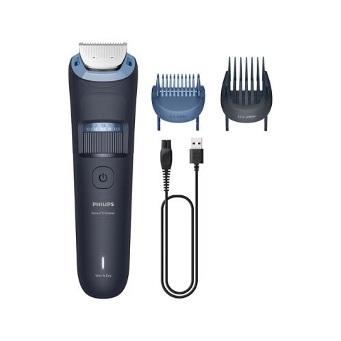 Philips Beard Trimmer 3000 Series Περιποίηση γενιών με πλήρως μεταλλικές λεπίδες