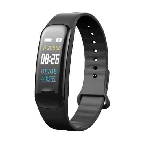 Ρολόι Fitness Tracker με Πιεσόμετρο - Οξύμετρο και Μετρητή Καρδιακών Παλμών Χρώματος Μαύρο C1 Plus SPM C1PSW-BLACK