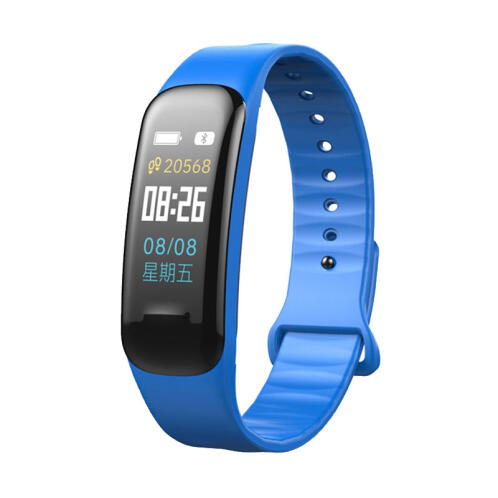 Ρολόι Fitness Tracker με Πιεσόμετρο - Οξύμετρο και Μετρητή Καρδιακών Παλμών Χρώματος Μπλε C1 Plus SPM C1PSW-BLUE