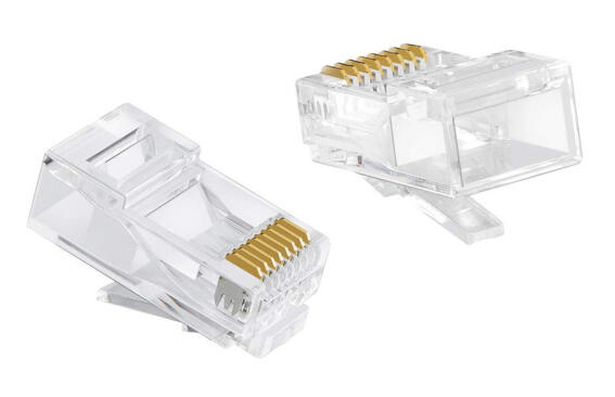 POWERTECH βύσμα RJ45 CAB-N446 Cat 6/6a UTP διάφανο 50τμχ