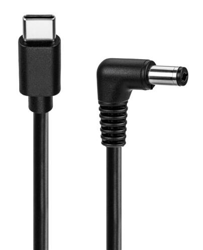 POWERTECH καλώδιο τροφοδοσίας USB-C σε DC CAB-UC097 5.5x2.5mm 1.5m μαύρο