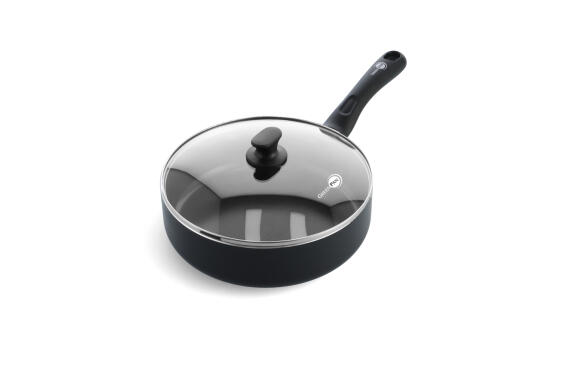 Green Pan  Τηγάνι Βαθύ Κεραμικό με Γυάλινο Καπάκι 24εκ 3.1lt Diamond