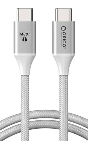 ORICO καλώδιο USB-C CDX-100CC 100W 480Mbps 1m λευκό