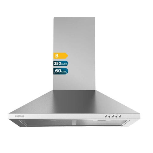 Cecotec Απορροφητήρας Καμινάδα 60 cm Bolero Flux PM 603500 Inox B CEC-02869