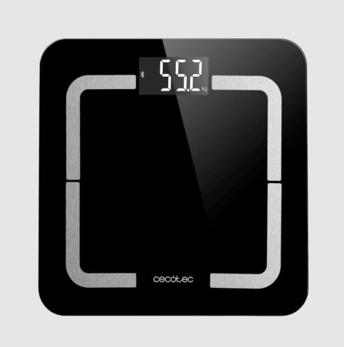 Cecotec Ηλεκτρονική Ζυγαριά Μπάνιου Μαύρο Surface Precision Smart Healthy CEC-04742